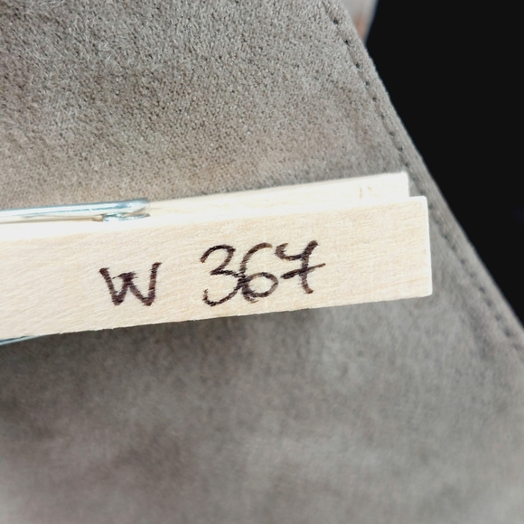 New BP Brynne Taupe Fabric Upper Pointed Toe Block Heel Ankle Boot W367 - Picture 12 of 12